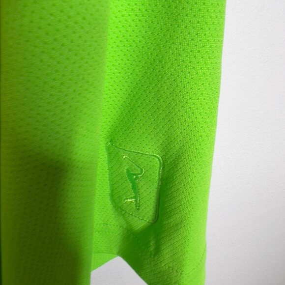 PGA TOUR $52 Men Airflux Mesh Golf Polo Shirt Size L Green Flash - Picture 6 of 10